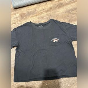 Hollister black t shirt
